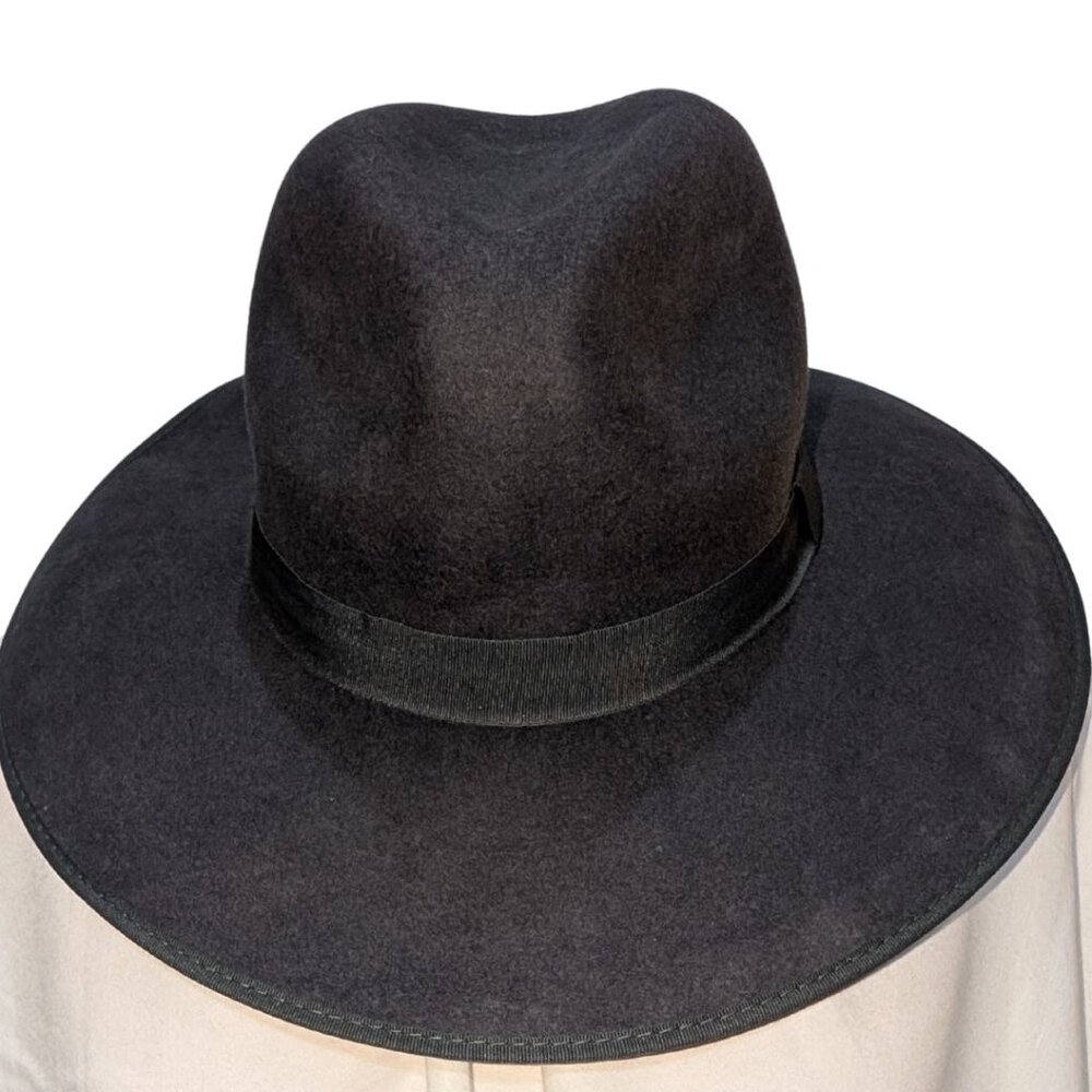 ❄️Winter Sale❄️100% Wool Dark Gray Fedora with Tags